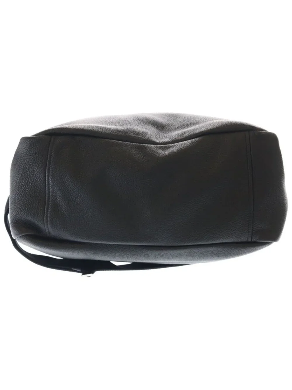 Prada Vitello Daino Shoulder Bag Triangle Logo Black
